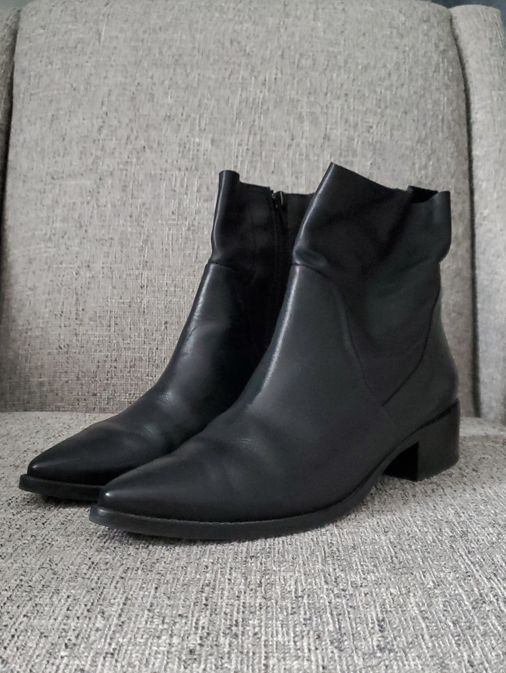 Paul Green Willow Bootie, Black Leather (US8)
